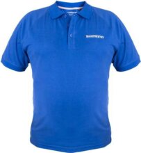 Shimano SHM Short Sleeve Polo Blue L