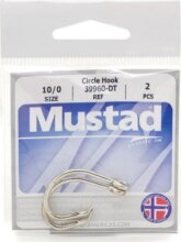 Mustad Tuna Circle Hooks 10/0 3db/csomag