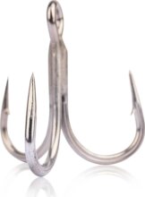 Mustad Un Inline Treble - 5X Strong Titan Steel 8/0 2db/cs