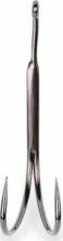 Mustad Frog Double Hook - 2X Strong Black Nickel 2/1 2db/cs