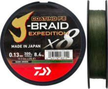 DAIWA J-Braid Exped. X8E 0.22mm-300m d. green