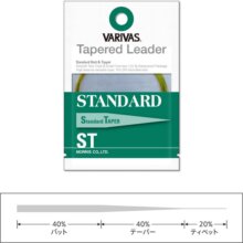 Varivas Vékonyodó Előke Tapered Leader Standard St 6X 9ft 0.128mm-0.48mm