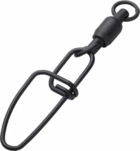 STAINL. BB SWIVELS W.CROSSL. SNAP 2 75KG (Rozsdamentes golyóscsapágyas forgó Crosslock kapoccsal)