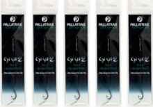 Pallatrax Gripz Straight Point Hair Rigs Size 8 12Lb Braid