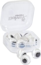 DOIYO S'zuki Eyed Glass Beads White üveggyöngy 10mm / 10db