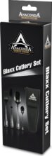 ANACONDA Blaxx Cutlery Twin 8 darabos étkező szett / rozsdamentes acél / hordtáska