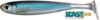 Livetarget Slow-Roll Shiner Paddle Tail Silver/Blue 100 mm