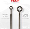 Reiva Offset Worm Big eye 3/0 5db/cs
