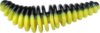 Berkley PowerBait PWRBT PWR Pupa 45mm Black/Snsne Ylw gumihal