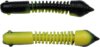 Berkley PowerBait PWRBT PWR Pillar 55mmBlack/Snsne Ylw gumihal