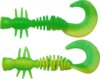 Berkley PowerBait PWRBT PWR Curly 55mm Sprng Grn/Snsne Ylw gumihal