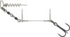 Savage Gear SPIN RIG 10CM 0.70MM SGY 2 Darab 2 2 Darab gumihal szerelvény