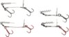Savage Gear CARBON49 CS STINGER 2x3/0 31KG 2 Darab gumihal szerelvény