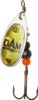 DAM FLUO SPINNER 6 20G SINKING GOLD PRISMA körforgó villantó