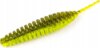 FISHUP Tanta 3" (6pcs.), #204 - Green Pumpkin/Chartreuse gumihal