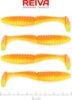 Reiva Zander Power Shad 8cm 4db/cs (Shiny Orange)
