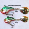 Frenetic ODA BASS 10g piros/sárga 25+30mm