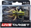 Livetarget Live Craw Finess Bait Chartreuse Black 63mm 11G Slow Sinking