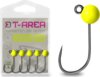 Delphin T-AREA BL Tungsten jig / 5 db (fluo sárga/4mm/0,6g/#6)