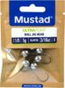 Mustad Ball Jig Head W/Keeper 4/0 25g 2db