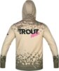 Delphin UV ARMOR 50+ Kapucnis hosszúujjú póló (Trout XXL)
