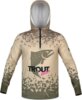 Delphin UV ARMOR 50+ Kapucnis hosszúujjú póló (Trout L)