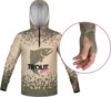 Delphin UV ARMOR 50+ Kapucnis hosszúujjú póló (Trout M)