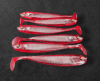 Alpha Tackle Sardine Red Wine fekete csillámokkal / 10cm