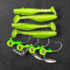 Alpha Tackle Paddleworm Flou Lime 10g jig / 7cm / 1db