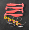 Alpha Tackle Paddleworm Flou Pink 10g jig / 7cm / 1db