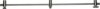 SILSTAR BUZZER BAR ROZSDAMENTES ÁLLÍTHATÓ 3 P 40CM