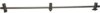 SILSTAR BUZZER BAR ROZSDAMENTES ÁLLÍTHATÓ 3 P 40CM