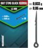Haldorádó Bait Sting Black Fekete csalitüske NORMAL 15 mm