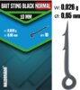 Haldorádó Bait Sting Black Fekete csalitüske NORMAL 10 mm