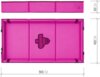 Pontymatrac peremmel Delphin DUOMAT QUEEN WOW (90x40x10 cm)