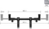 Delphin RPX ProSTALX BW Flexi hátsó buzz bar 2 bothoz (25-35cm)