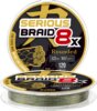 CarpZoom Serious 8X fonott zsinór, o 0,17mm, 120m, 10,67kg, zöld