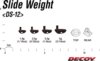 Ólom Offset Decoy Ds-12 Slide Weight 1.8g