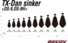 Ólom Decoy Ds-9H Tx-Dan Sinker Heavy 21g