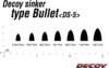 Ólom Decoy Ds-5 Type Bullet 7.0g