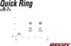 Kulcskarika Decoy R-7 Quick Ring 8lbs