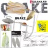 Herakles Spinnerbait Quake 5/8Oz 17.5g Chartreuse/White