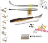 Herakles Leftail Worm 4.8" 12cm White Pepper