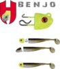 Herakles Jig Fej Ólom Benjo Jointed 5.5g Chartreuse