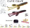 Herakles Cave Craw 3.8" 9.6cm Black Red Flakes