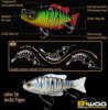 Biwaa Swimbait Seven S4" 10cm 17g 36 Arctic Tiger