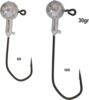 Twisterfej Natúr 5/0 Eurojig 15g