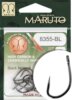 Maruto Horog 8355Bl Carp Hooks Forged Straight Eye Barbless Hc Black Nickel 6
