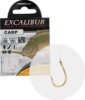 Excalibur Kötött Horog Carp Classic, Gold No.4