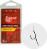 Benzár Method Kötött Horog 8 (Szakáll Nélküli) Fonott Zsinóron 10mm Csali Tüskével